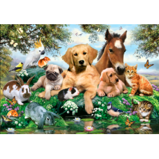 80 Piece Summer Pals Board Puzzle